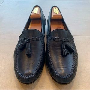 Moreschi Blue Calfskin Loafers - 10.5